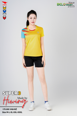 Áo Bóng Chuyền ,Cầu Lông ,Pickleball Hiwing Super 3 New 2025 Màu Vàng
