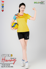 Áo Bóng Chuyền ,Cầu Lông ,Pickleball Hiwing Super 3 New 2025 Màu Vàng