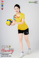 Áo Bóng Chuyền ,Cầu Lông ,Pickleball Hiwing Super 3 New 2025 Màu Vàng