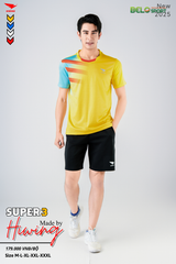 Áo Bóng Chuyền ,Cầu Lông ,Pickleball Hiwing Super 3 New 2025 Màu Vàng