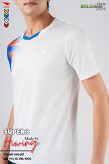 Áo Bóng Chuyền ,Cầu Lông ,Pickleball Hiwing Super 3 New 2025 Màu Trắng