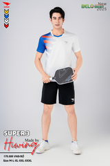 Áo Bóng Chuyền ,Cầu Lông ,Pickleball Hiwing Super 3 New 2025 Màu Trắng
