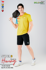 Áo Bóng Chuyền ,Cầu Lông ,Pickleball Hiwing Super 3 New 2025 Màu Vàng