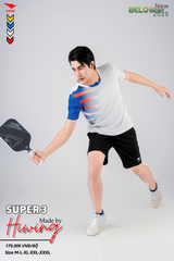 Áo Bóng Chuyền ,Cầu Lông ,Pickleball Hiwing Super 3 New 2025 Màu Trắng