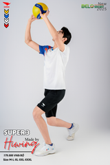Áo Bóng Chuyền ,Cầu Lông ,Pickleball Hiwing Super 3 New 2025 Màu Trắng