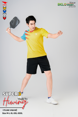 Áo Bóng Chuyền ,Cầu Lông ,Pickleball Hiwing Super 3 New 2025 Màu Vàng