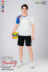 Áo Bóng Chuyền ,Cầu Lông ,Pickleball Hiwing Super 3 New 2025 Màu Trắng