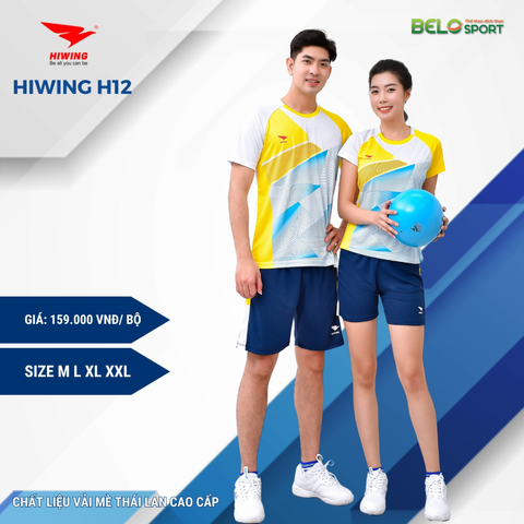 Áo Bóng Chuyền Hiwing H12 Màu Trắng