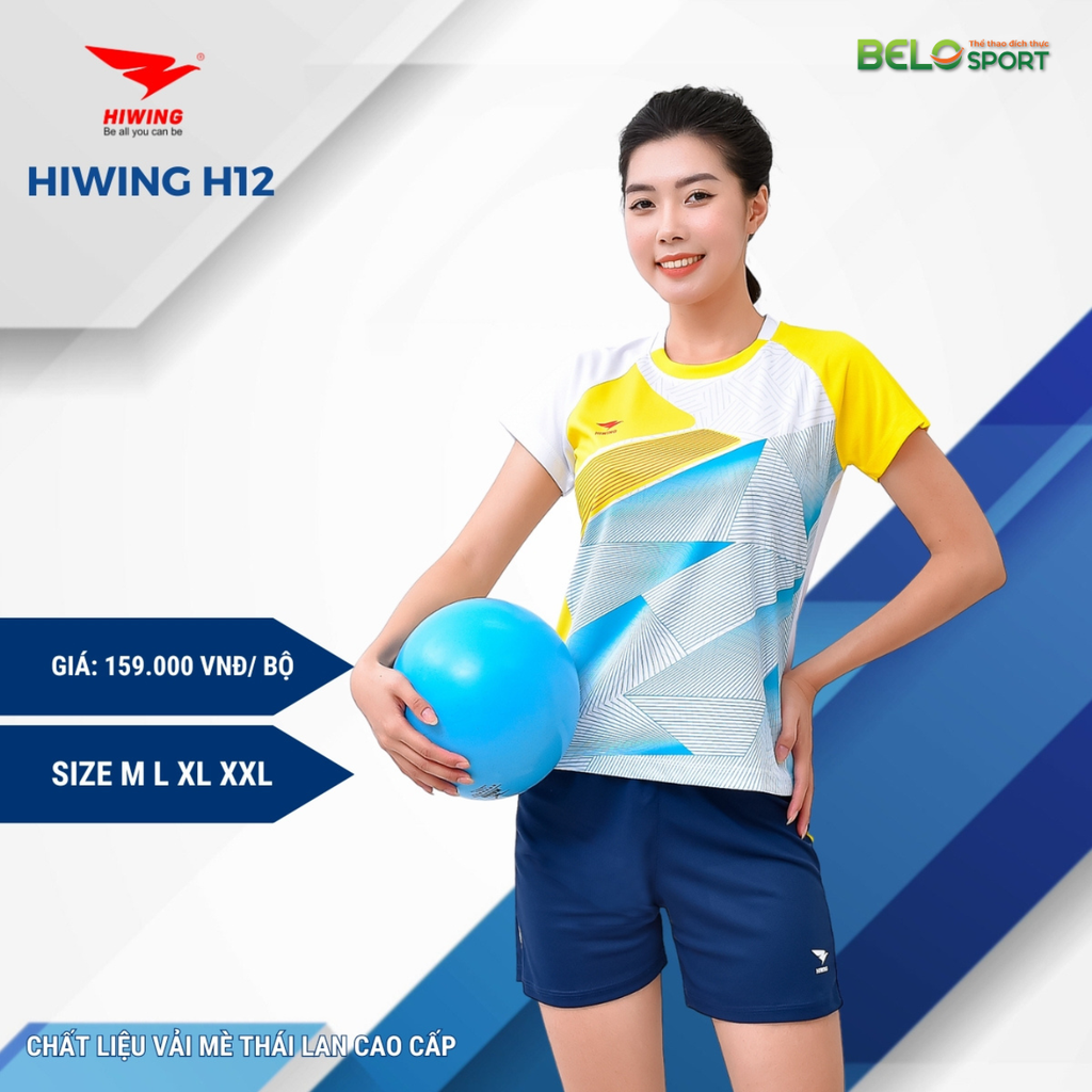 Áo Bóng Chuyền Hiwing H12 Màu Xanh