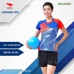 Áo Bóng Chuyền Hiwing H12 Màu Xanh