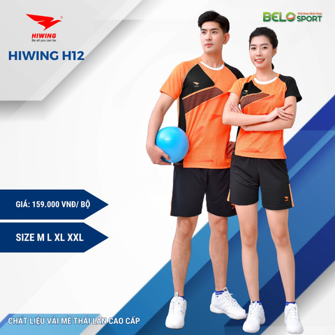 Áo Bóng Chuyền Hiwing H12 Màu Cam