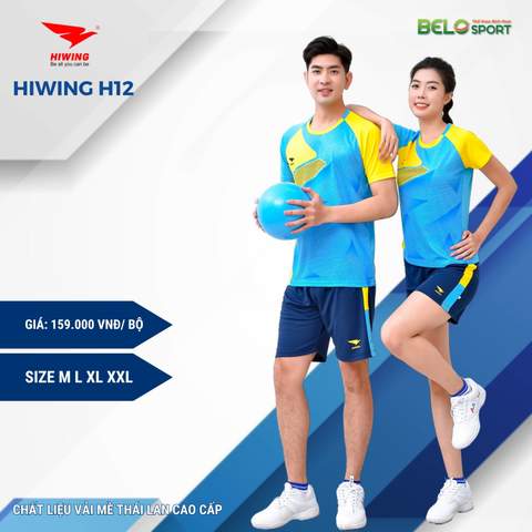 Áo Bóng Chuyền Hiwing H12 Màu Xanh Ngọc