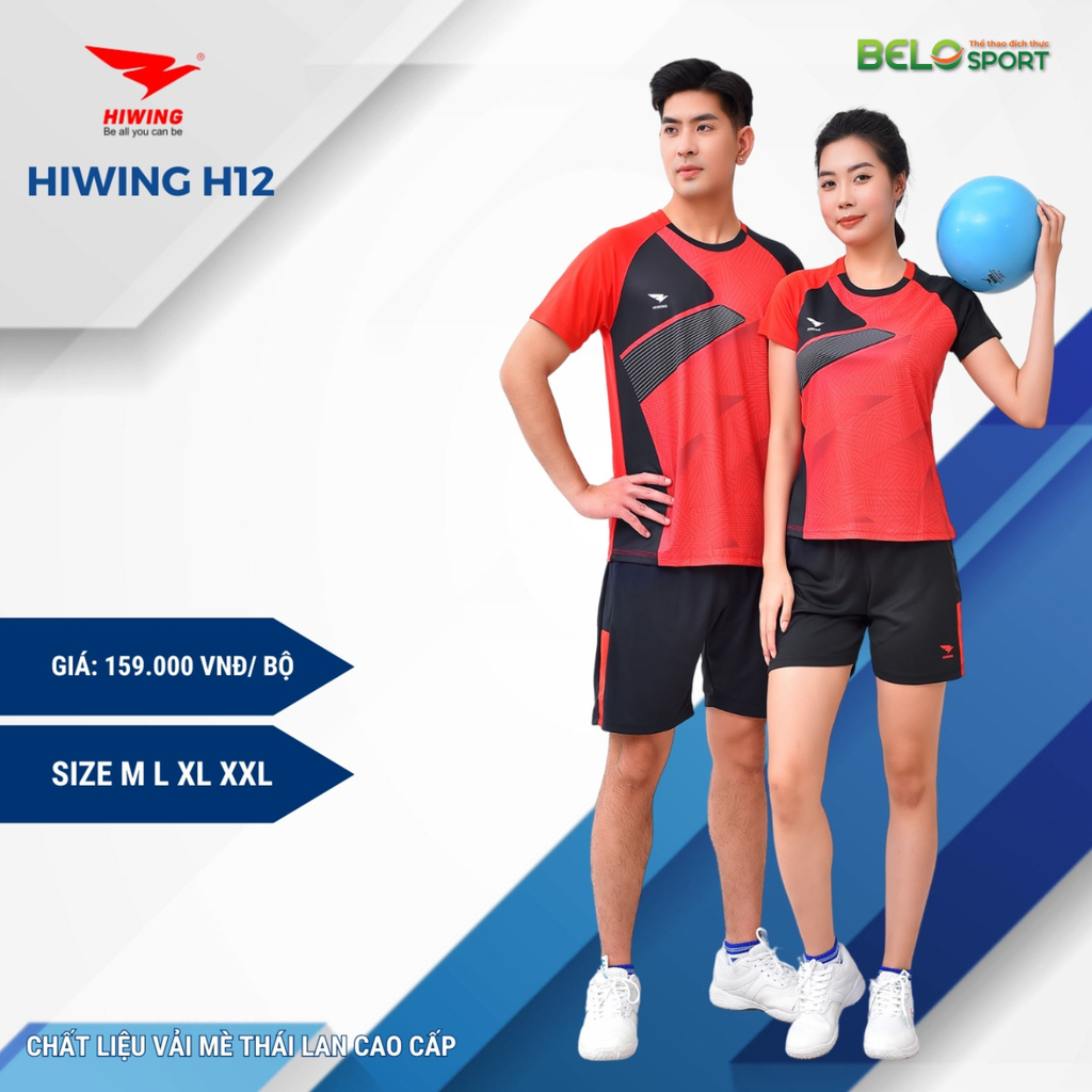Áo Bóng Chuyền Hiwing H12 Màu đỏ