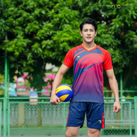 Áo Bóng Chuyền Hiwing H13 Màu Đỏ