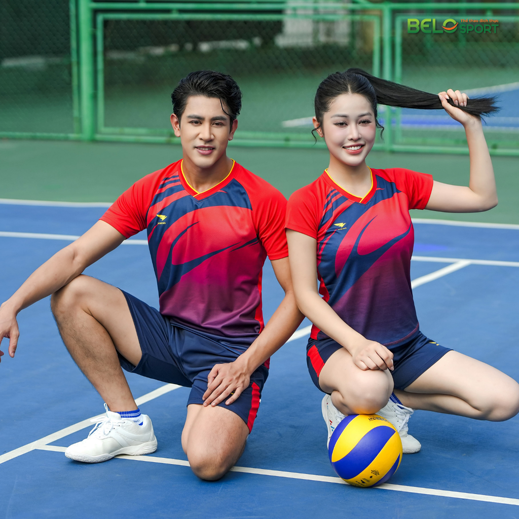 Áo Bóng Chuyền Hiwing H13 Màu Xanh