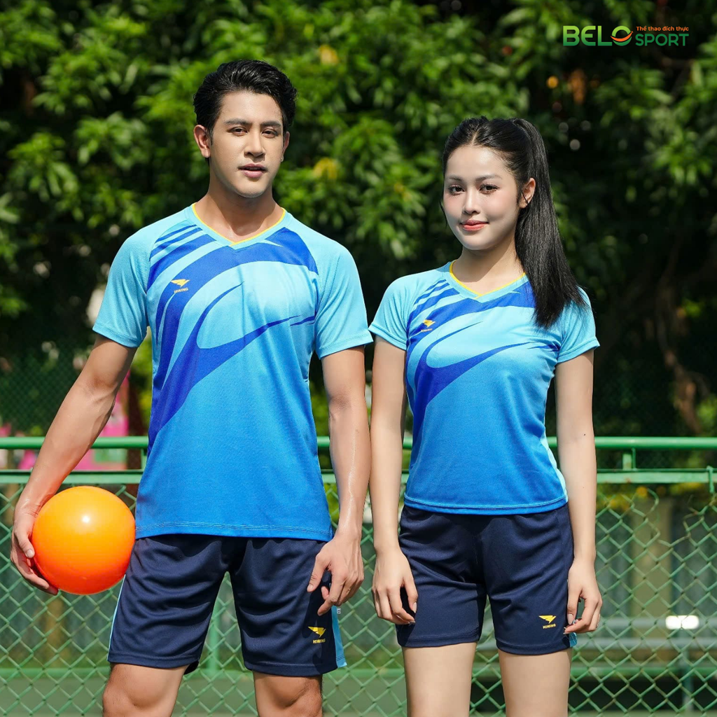 Áo Bóng Chuyền Hiwing H13 Màu Xanh