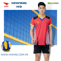 Áo Bóng Chuyền Nam Hiwing H3 Wolverine Màu Đỏ