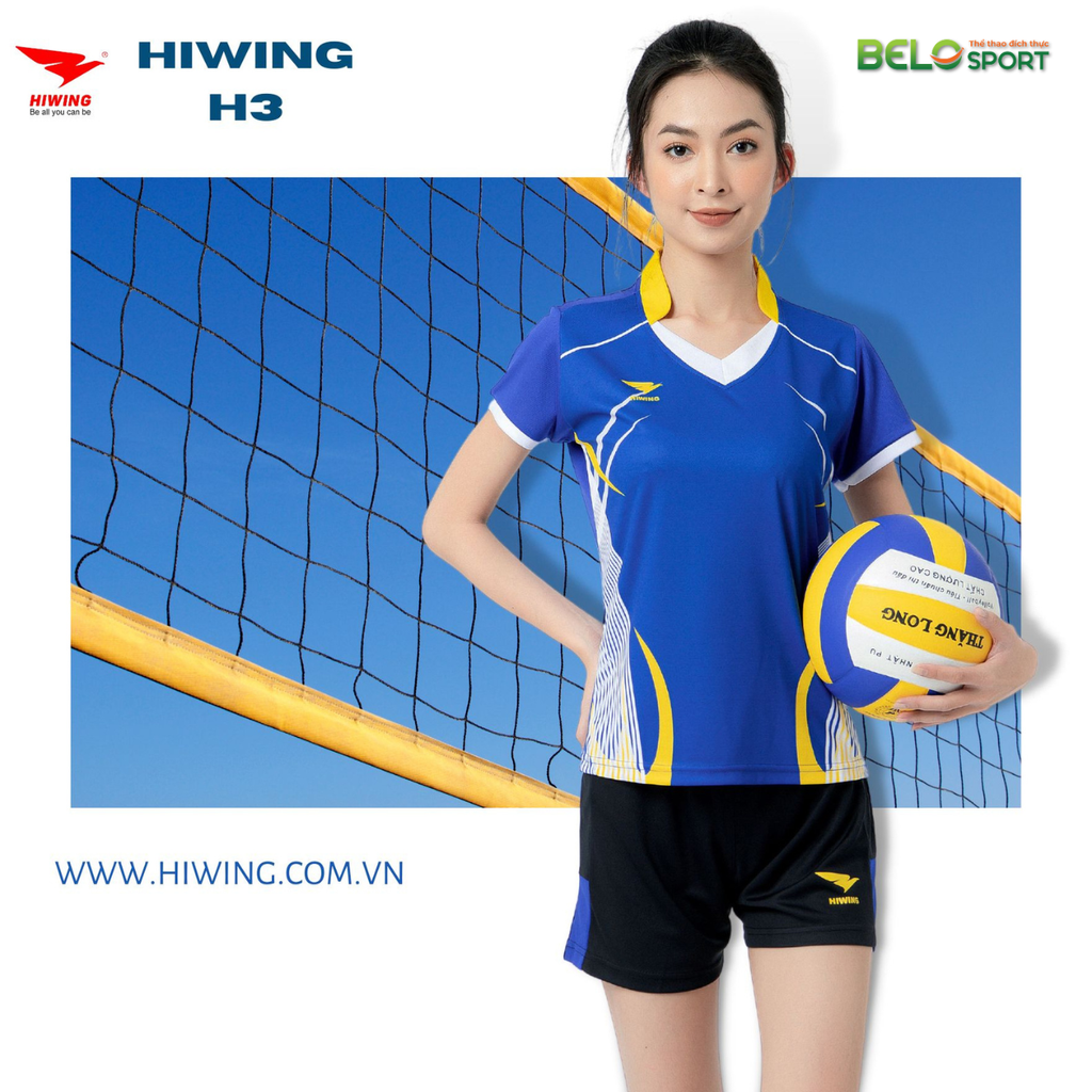Áo Bóng Chuyền Nữ Hiwing H3 Wolverine Màu Đỏ