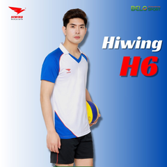 Áo Bóng Chuyền Nam Hiwing H6 Màu Trắng