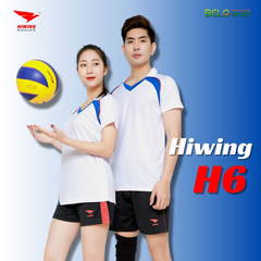 Áo Bóng Chuyền Nam Hiwing H6 Màu Trắng