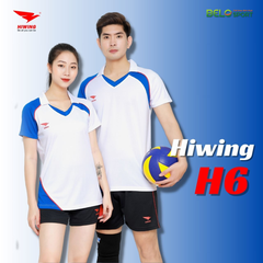 Áo Bóng Chuyền Nam Hiwing H6 Màu Trắng