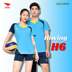 Áo Bóng Chuyền Nữ Hiwing H6 Màu Xanh Ngọc