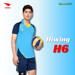Áo Bóng Chuyền Nam Hiwing H6 Màu Trắng