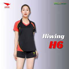 Áo Bóng Chuyền Nữ Hiwing H6 Màu Đỏ