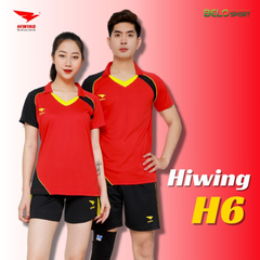 Áo Bóng Chuyền Nữ Hiwing H6 Màu Đỏ