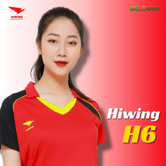 Áo Bóng Chuyền Nữ Hiwing H6 Màu Đỏ