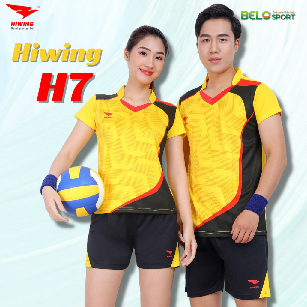 Áo Bóng Chuyền Nữ Hiwing H7 Màu Vàng