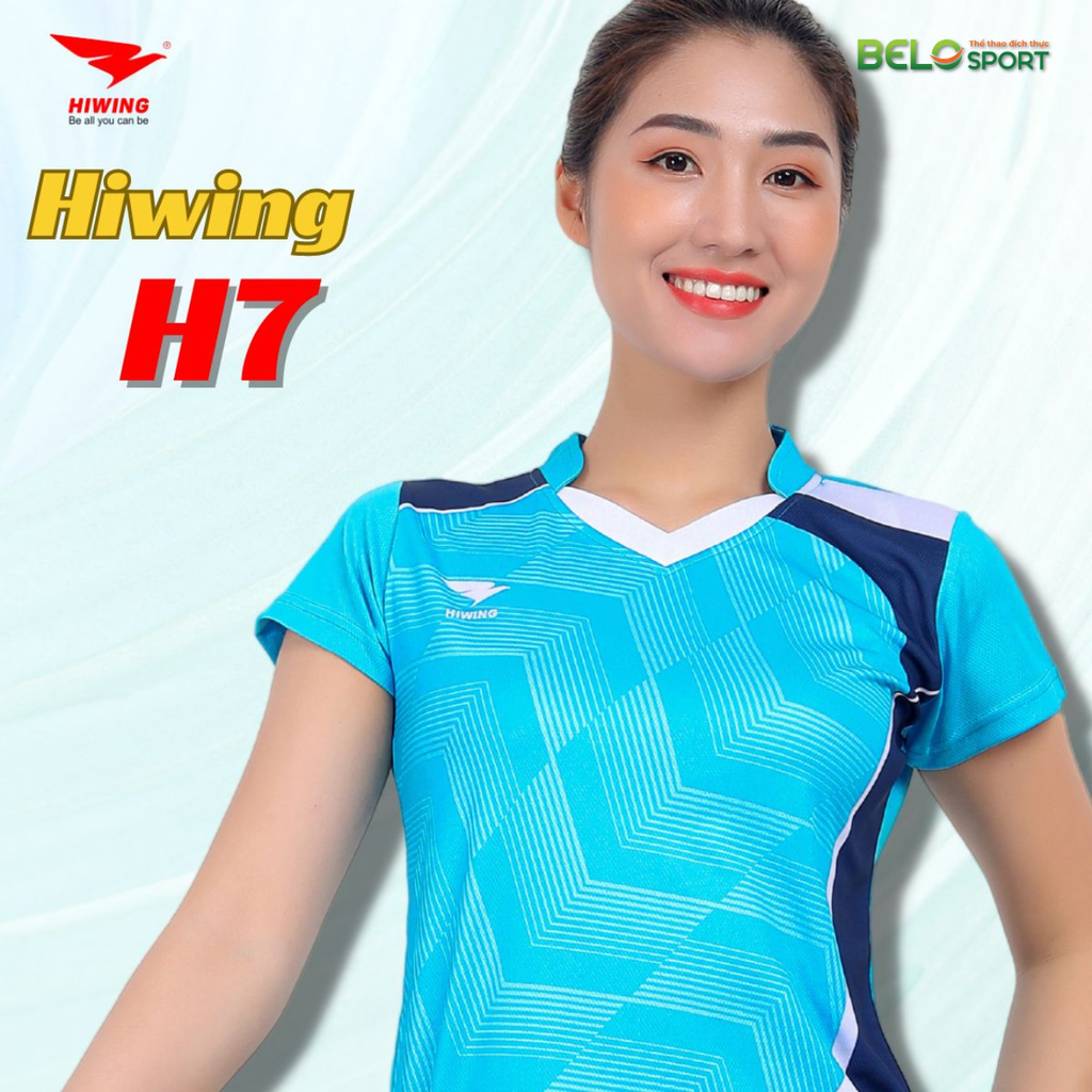 Áo Bóng Chuyền Nữ Hiwing H7 Màu Xanh Ngọc