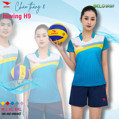 Áo Bóng Chuyền Nữ Hiwing H9 Màu Xanh
