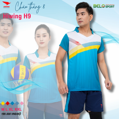 Áo Bóng Chuyền Nam Hiwing H9 Màu Xanh