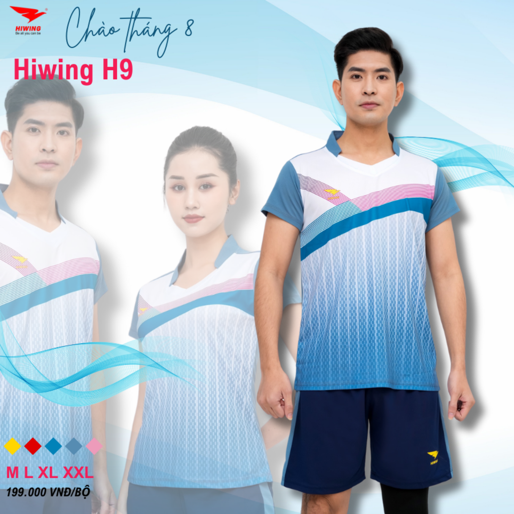 Áo Bóng Chuyền Nam Hiwing H9 Màu Vàng