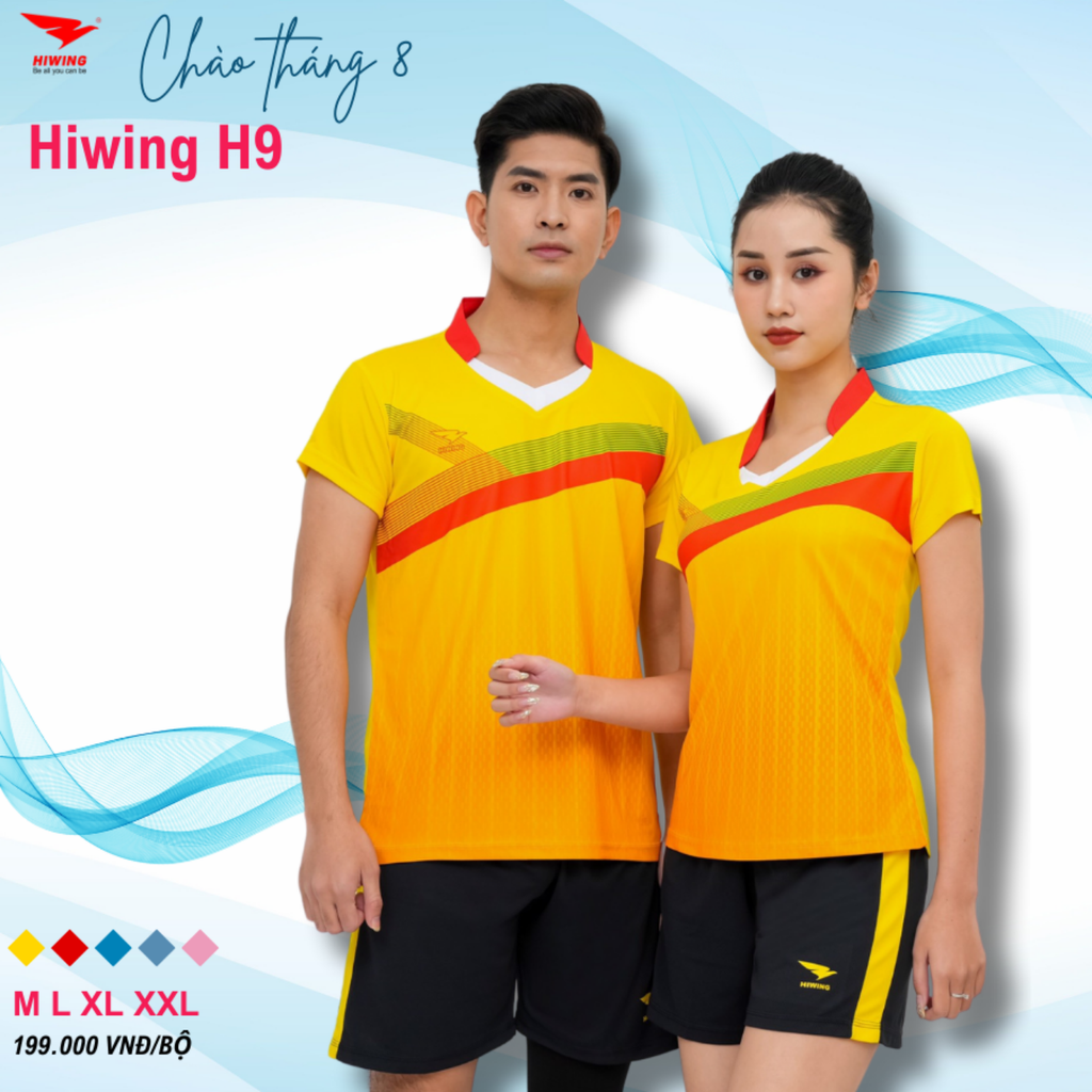 Áo Bóng Chuyền Nam Hiwing H9 Màu Vàng