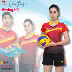 Áo Bóng Chuyền Nữ Hiwing H9 Màu Đỏ