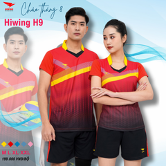 Áo Bóng Chuyền Nữ Hiwing H9 Màu Đỏ