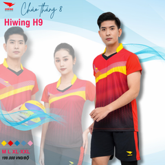 Áo Bóng Chuyền Nam Hiwing H9 Màu Đỏ