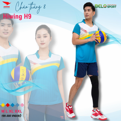 Áo Bóng Chuyền Nam Hiwing H9 Màu Xanh