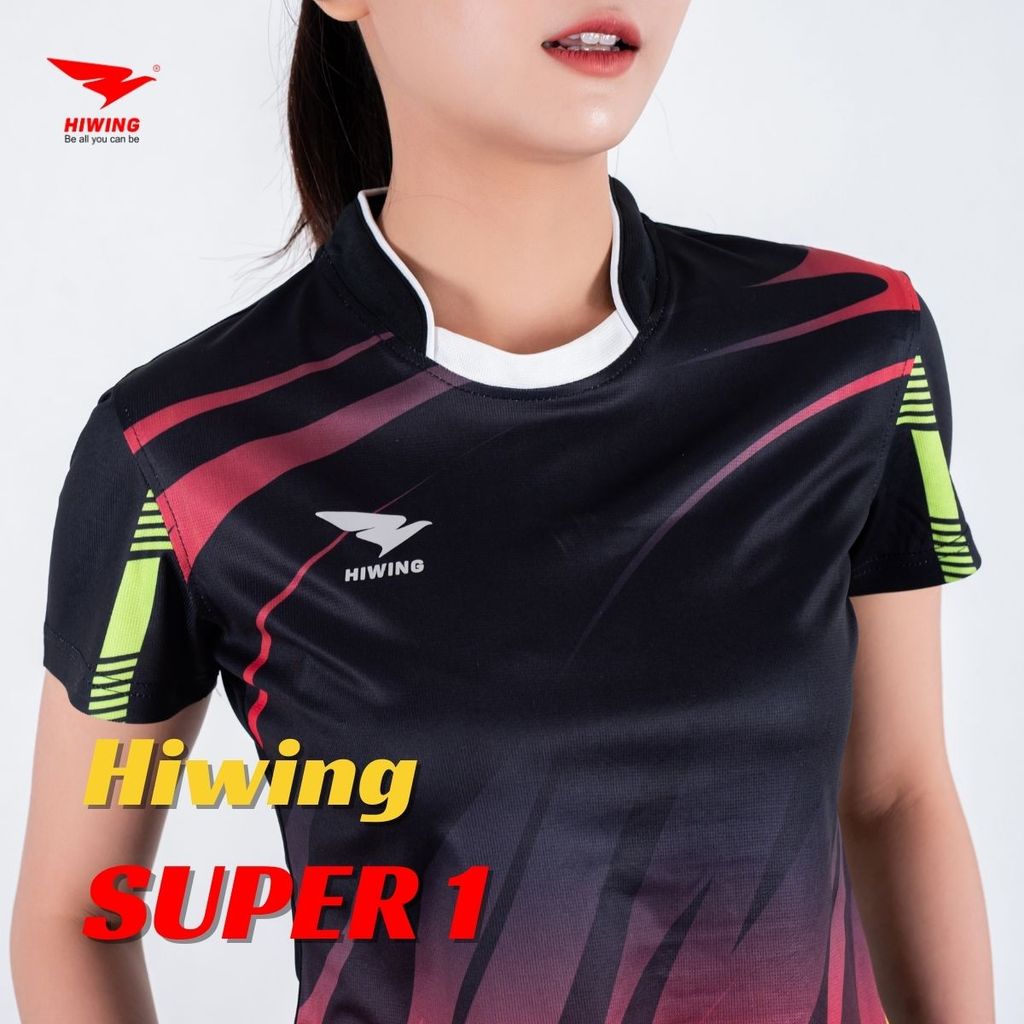 Áo bóng chuyền Hiwing Super 1 Màu Đen