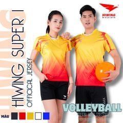 Áo bóng chuyền Hiwing Super 1 Màu Đen