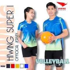 Áo bóng chuyền Hiwing Super 1 Màu Xanh