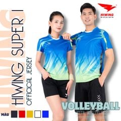 Áo bóng chuyền Hiwing Super 1 Màu Đen