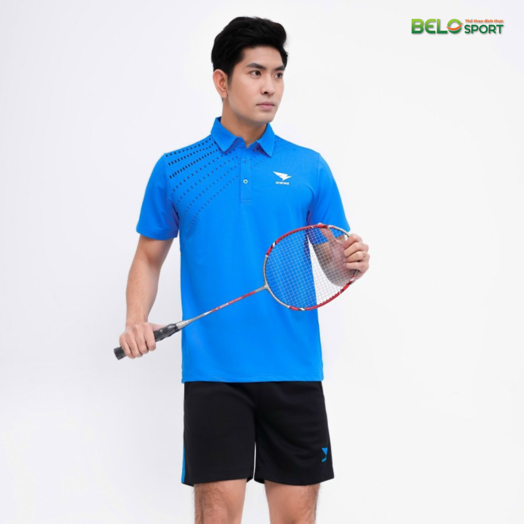 Áo Cầu Lông Hiwing Lux 3 Màu Xanh
