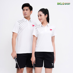 Áo Cầu Lông Hiwing Lux 3 Màu Trắng