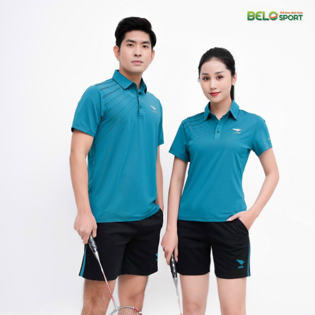 Áo Cầu Lông Hiwing Lux 3 Màu Xanh Lý