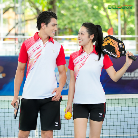 Áo Pickleball Hiwing Lux 4 Màu Đỏ