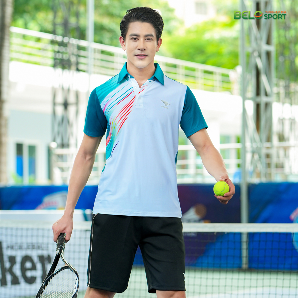Áo Cầu Lông Hiwing Lux 4 Màu Xanh Lý
