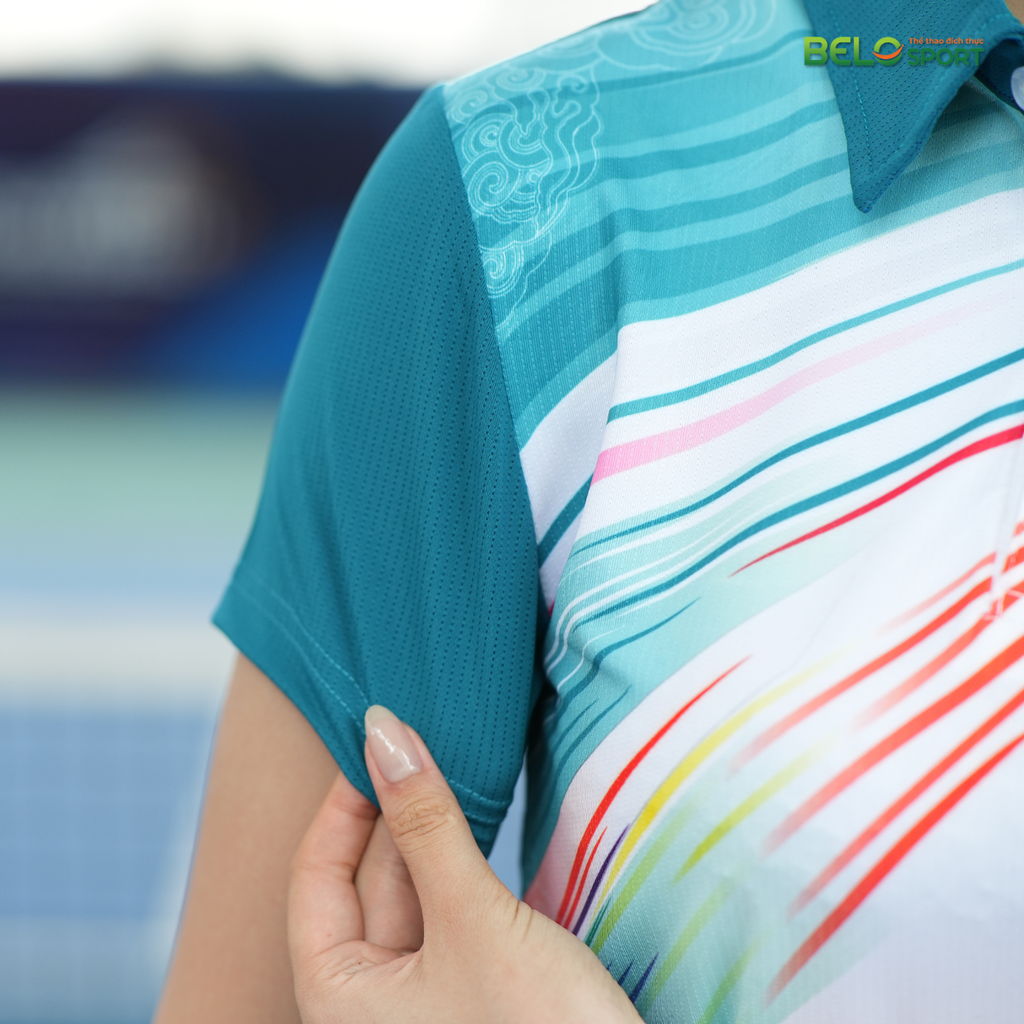 Áo Cầu Lông Hiwing Lux 4 Màu Xanh Lý